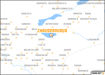 map of Zhavoronkovo