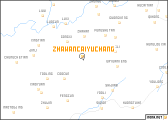 map of Zhawancai Yuchang