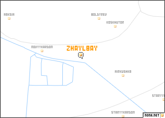 map of Zhaylʼbay