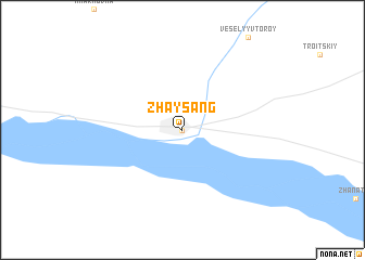 map of Zhaysang