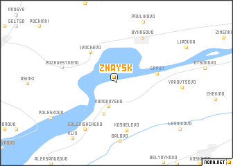 map of Zhaysk