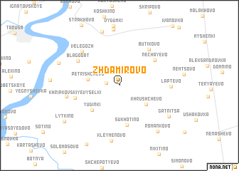 map of Zhdamirovo