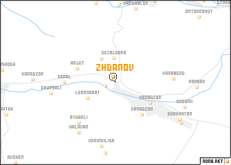 map of Zhdanov