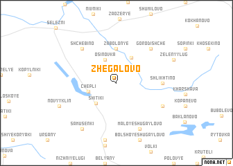 map of Zhegalovo