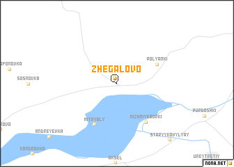 map of Zhegalovo