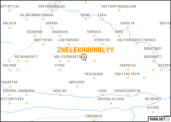 map of Zhelekhuv Malyy