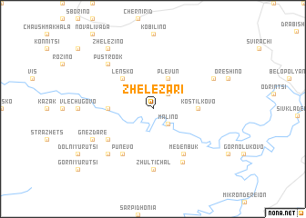 map of Zhelezari