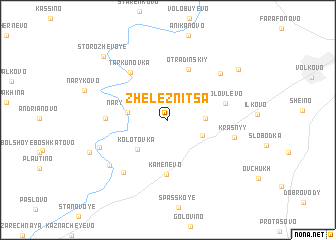 map of Zheleznitsa