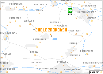 map of Zheleznovodsk