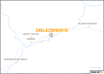 map of Zhelezovskaya