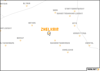 map of Zhelkair