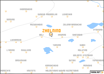 map of Zhelnino