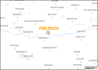 map of Zhelovizh