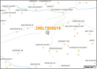 map of Zheltovod\