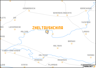 map of Zheltovshchina