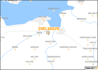 map of Zheludevo