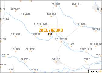 map of Zhelyazovo