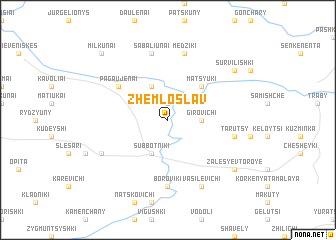 map of Zhemloslav