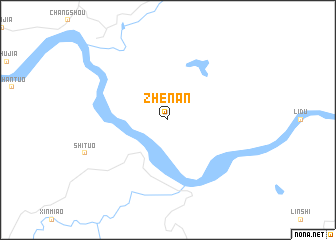 map of Zhen\