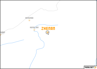 map of Zhen\