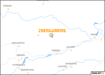 map of Zhengjiaping