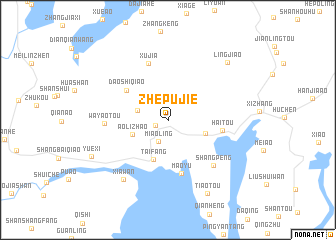 map of Zhepujie