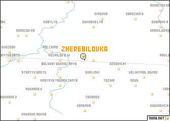 map of Zherebilovka