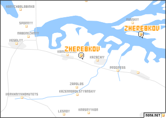 map of Zherebkov