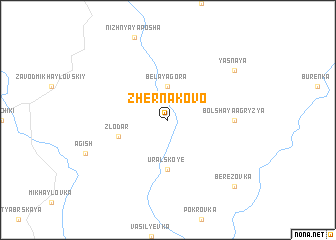 map of Zhernakovo