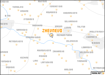 map of Zhevnevo
