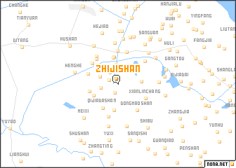 map of Zhijishan