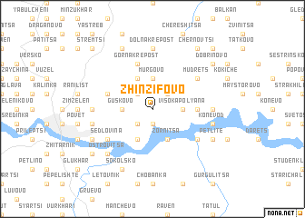 map of Zhinzifovo