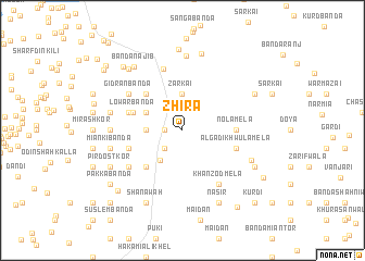 map of Zhīra