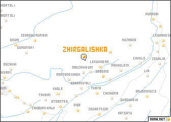 map of Zhirgalishka