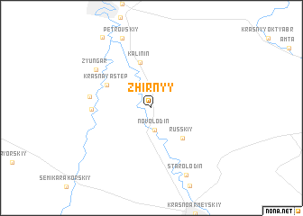 map of Zhirnyy