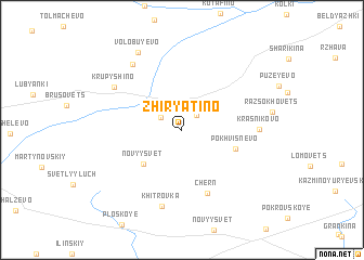 map of Zhiryatino