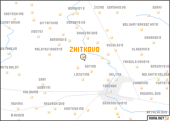 map of Zhitkovo