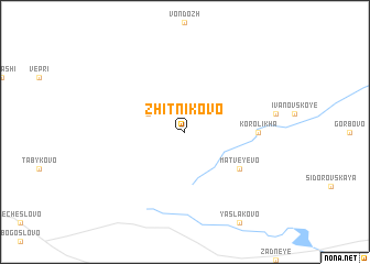 map of Zhitnikovo