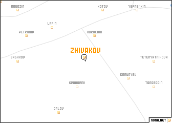 map of Zhivakov