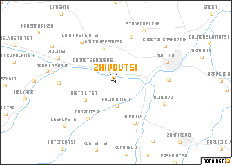 map of Zhivovtsi