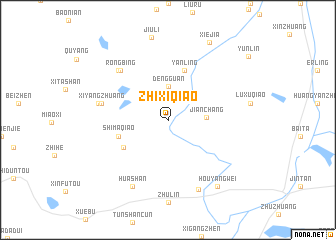 map of Zhixiqiao