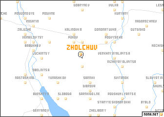 map of Zholchuv