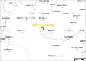 map of Zhongheping