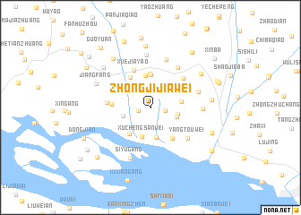 map of Zhongjijiawei