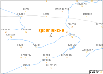 map of Zhornishche