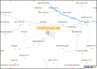 map of Zhornishche