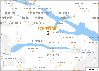 map of Zhostovo