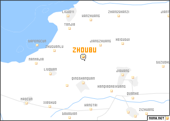 map of Zhoubu