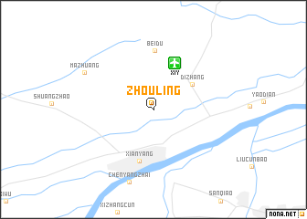 map of Zhouling