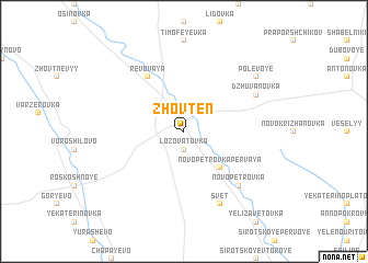 map of Zhovtenʼ